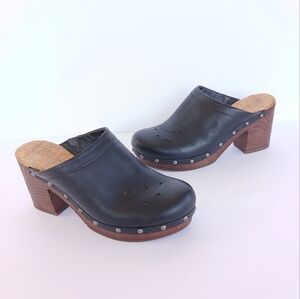 Korks Brandi Leather Mule Size 8